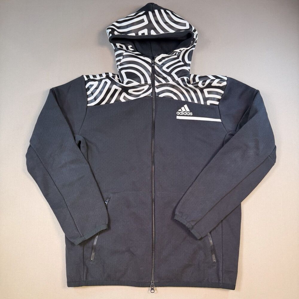 Adidas HIROCOLEDGE  Hoodie Tokyo Black Hiroko Takahashi RARE! Size Large